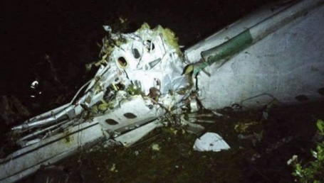 Se estrelló el avión que llevaba al equipo de Chapecoense